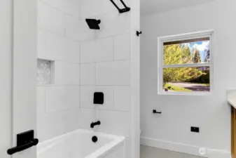 2nd Full Bath on Top Level