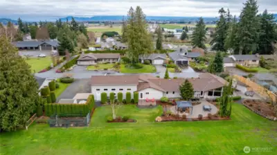 Back yard view of this gorgeous property!