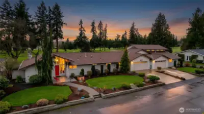 This rare country club estate has had the exterior painted within the past five years, soffits refinished two years ago, home roof replaced this week (3/26)