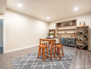 Option room perfect for wine tasting