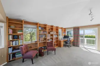 Upstairs Library/office/play room