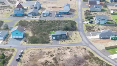 Front of home, looking South towards the Jetty.