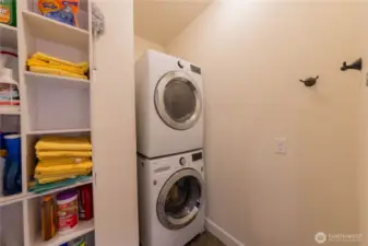 Main level Laundry room. Full size 2nd laundry downstairs