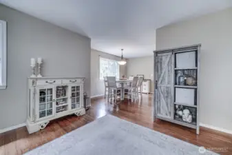 Dining room from bonus area