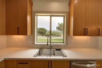 Large stainless sink