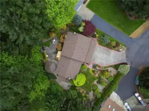Aerial - beautiful lot and place to retreat.