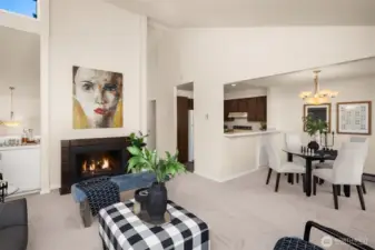 Easy open floor plan.