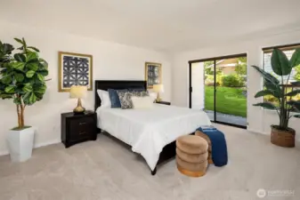 Spacious Primary suite.