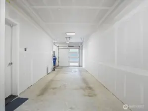 2 Car tandem, private garage.