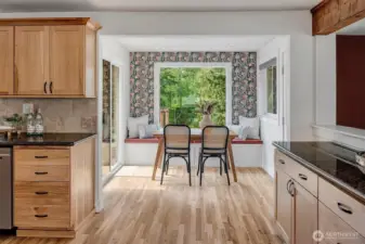 Enjoy light fare or simple relaxation in the breakfast nook.