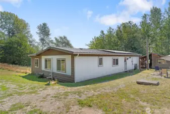 Backside of home