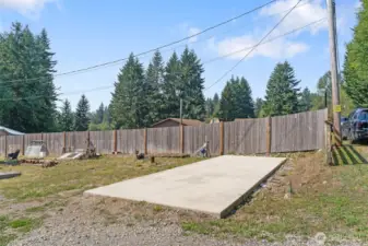 RV pad with 50amp power (rental income potential)