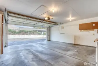 Two car garage