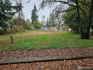 Mostly flat and clear lot.