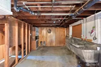 Basement - laundry