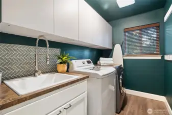 Laundry on 2nd level