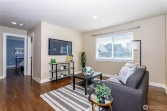 View of the flow and location of loft