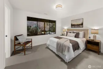 Bedroom #4 on the lower level.