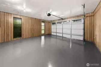 Recently epoxied floors!