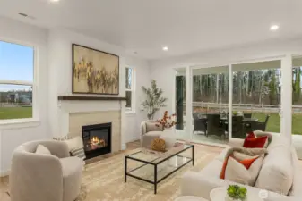 Photos of completed model home on #11. Color, spec, and floorplan may vary.