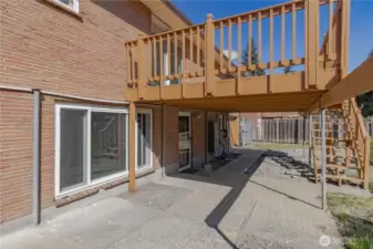 So much space under the deck