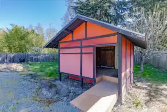 Useful outbuilding for storage, play house or whatever you choose