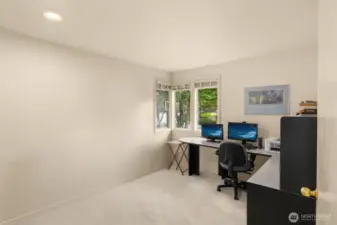 1 of 3 upstairs bedrooms. It's currently being used as an office.