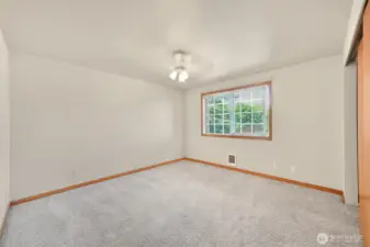The front bedroom