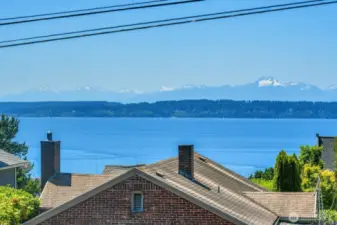 Coveted West facing home with views of the Sound & the Olympics