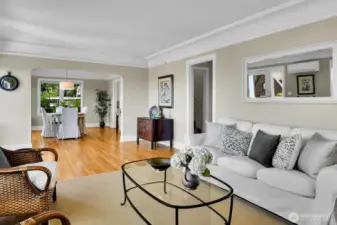 Main living spaces surrounded by huge windows with a private feel. New paint & lighting, as well as updated plumbing & wiring. No knob & tube.