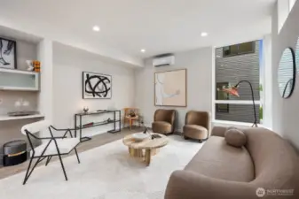The flow of these lifestyle levels in these homes is truly amazing.  So much space if you have more of a larger furnishings design need.  These homes are not the typical in-city skinny homes.