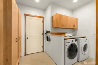 Mud Room/Laundry room, utility sink & tons of storage