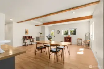ADU dining area