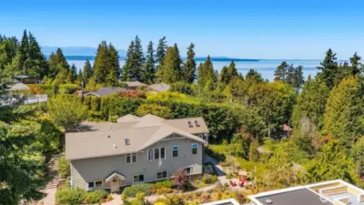 Perched above Olympic View Drive