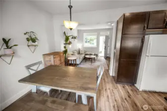 Dining room with access to a deck!