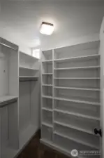 Better look at the primary closet.
