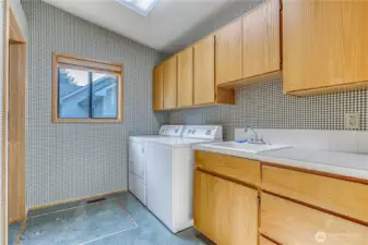 Large laundry room