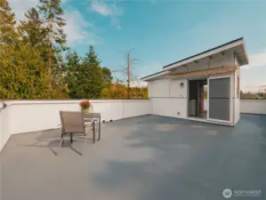 Rooftop deck