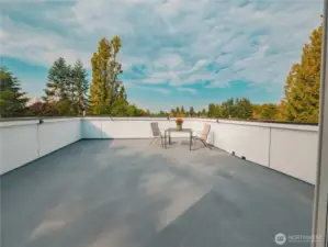 Rooftop deck