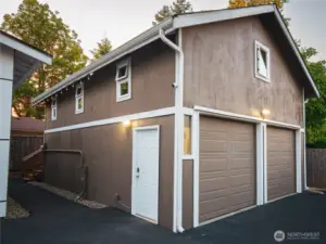 ADU and garage below