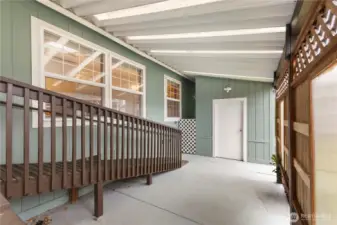Storage Shed with power