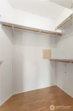 Primary walk-in closet