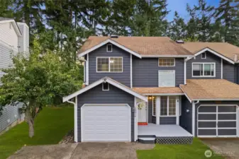 13214 Lakeridge Cir NW, Silverdale Townhome on Left.