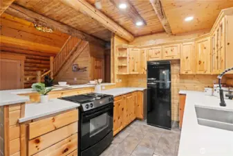 New Tile Floors & Ample Lighting with Added Can Lighting