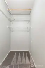 Plenty of large closets