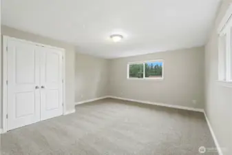 Thoughtful placement within the home provides both comfort and privacy for occupants as they are spaced apart with a bathroom between. These versatile bedrooms easily adapt to changing needs over time.