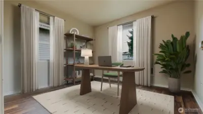 Virtually staged - Office