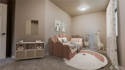 Virtually staged - Kids bedroom