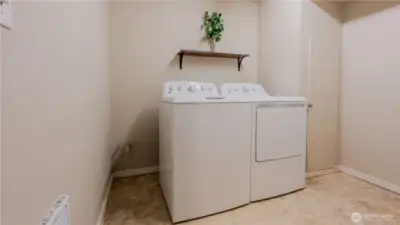 Spacious Laundry room