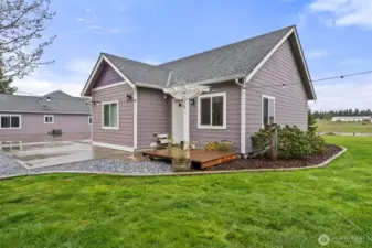 Fully finished Apartment along with detached garage.